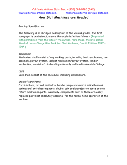 How Slot Machines are Graded