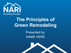 NARI Green for Homeowners