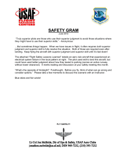 Flight Safety Lessons Learned