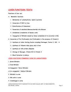 Liver Function Tests