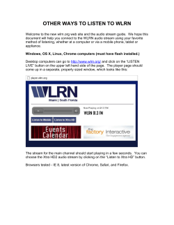 OTHER WAYS TO LISTEN TO WLRN