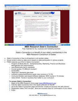 MBA State Assessment Instructions - Smoky Hill Education Service