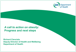 A call to action on obesity