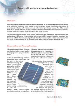 Solar Cells