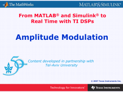 Amplitude Modulation