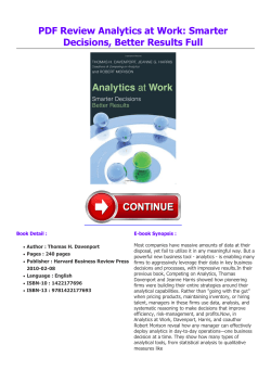 PDF Review Analytics at Work: Smarter Decisions