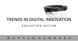 Decreasing human involvement - Digital Trends Presentations