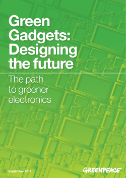 Green Gadgets - Greenpeace USA