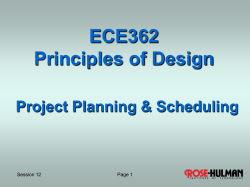 Project Scheduling - CPM Critical Path - Rose