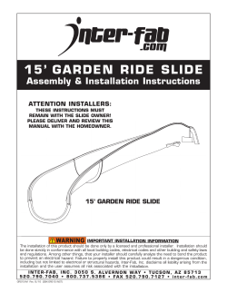 15` garden ride slide - Inter-Fab
