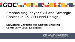 Emphasizing Player Skill and Strategic Choices in CS:GO Level