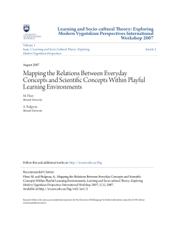 Mapping the Relations Between Everyday Concepts and Scientific