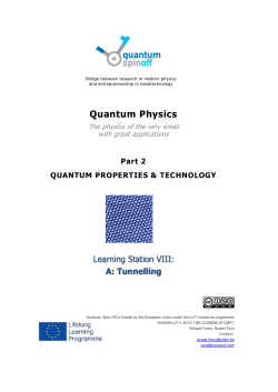 Katholieke Hogeschool Limburg - Quantum Spin