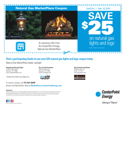 on natural gas lights and logs