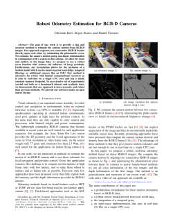 Robust Odometry Estimation for RGB-D Cameras