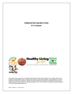 Oakland Eats Garden Fresh K