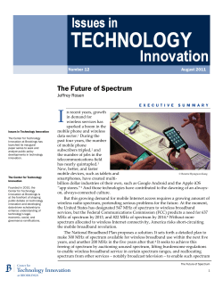 The Future of Spectrum - Brookings Institution