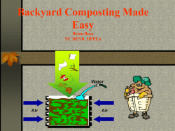Backyard Composting