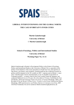 Liberal interventionism and the global north