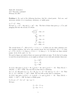 Math 210 (Lesieutre) 12.8: Max/min, continued February 22, 2017