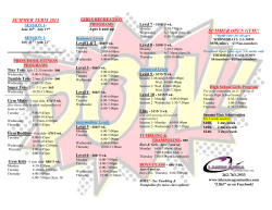 summer term - Lakes Area Gymnastics!