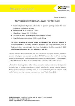 Praha, 2 - Raiffeisenbank