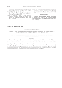 KOSMOS Vol. 65, 4, 631&ndash;636, 2016 DOES THE INCREASED