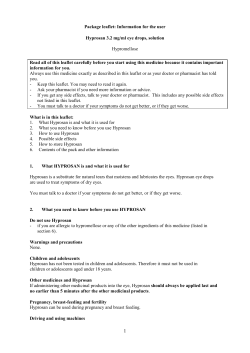 Hyprosan eye-drops, solution ENG PL