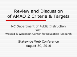 North Carolina`s English Language Assessment