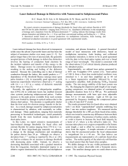 Laser-Induced Damage in Dielectrics with Nanosecond to