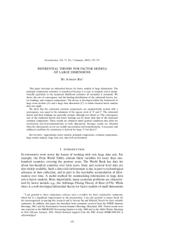 Inferential Theory for Factor Models of Large Dimensions