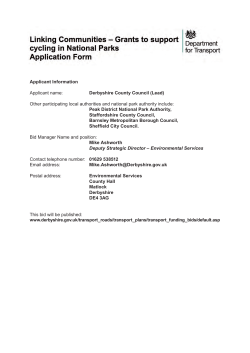 Pedal Peak Phase II DfT bid document