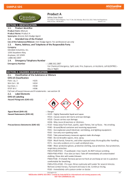 sample sds - with MSDSonline