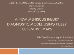 A New Meniscus Injury Diagnostic Model Using Fuzzy Cognitive Maps