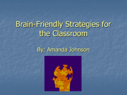 Brain-Friendly Strategies for the Classroom