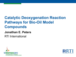 Catalytic Deoxygenation Reaction Pathways for Bio
