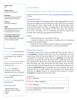 Estuary Mapping LP - Billion Oyster Project