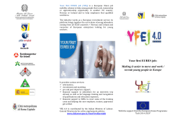 Your first EURES job: Making it easier to move