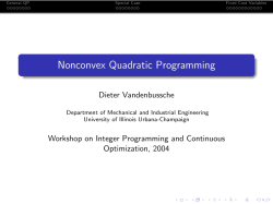 Nonconvex Quadratic Programming