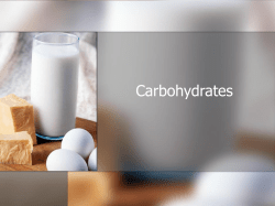 Carbohydrates