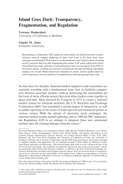 Island Goes Dark: Transparency, Fragmentation, and Regulation