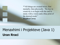 Menaxhimi i Projekteve