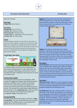 John Watson School Newsletter D