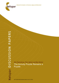 The Annuity Puzzle Remains a Puzzle