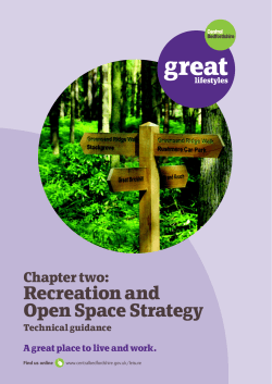 Chapter 2 Recreational Open Space Strategy Part 1 Final