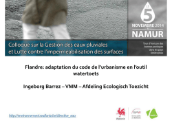 VMM – Afdeling Ecologisch Toezicht - Directive