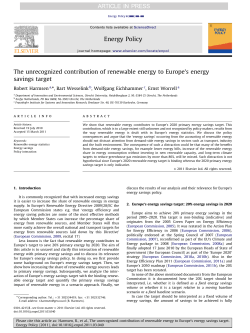 The unrecognized contribution of renewable energy