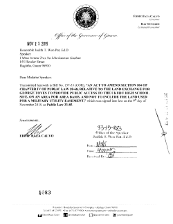 Public Law 33-85 - Guam Legislature