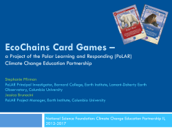 EcoChains Card Games - Association of Arctic Expedition Cruise