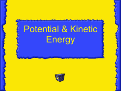 potential and kinetic